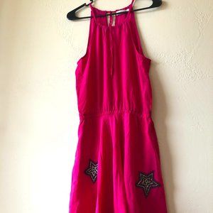 Amour Vert Silk Skater Dress